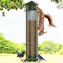 Metal Squirrel Proof Bird Feeders for Outdoors Hanging 5.5LB Lager Capacity