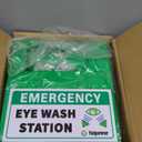 Portable Eyewash Station Kit OSHA-Approved - Yeipower Emergency First Aid Eye Wash Flush Bottles Wall Mounted 16oz No Solution 2 Pcs