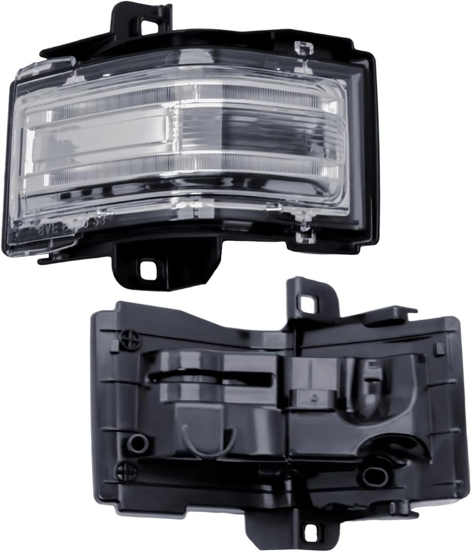 Replacement Driver Left Side Door Towing Mirror Turn Signal Light Lamp Indicator for Ford F-150 F 250 F350 F-450 F550 from 2015 to 2024