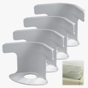 Lock Sheet Holders Set - 4 Pack Bed Secure Firmly in Place, Heavy Duty Holder Corner