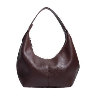 SongKedora Women Vegan Leather Hobo Bag Crescent Shoulder Bags Slouchy Tote Handbag Y2K Clutch Purse (Dark Brown)