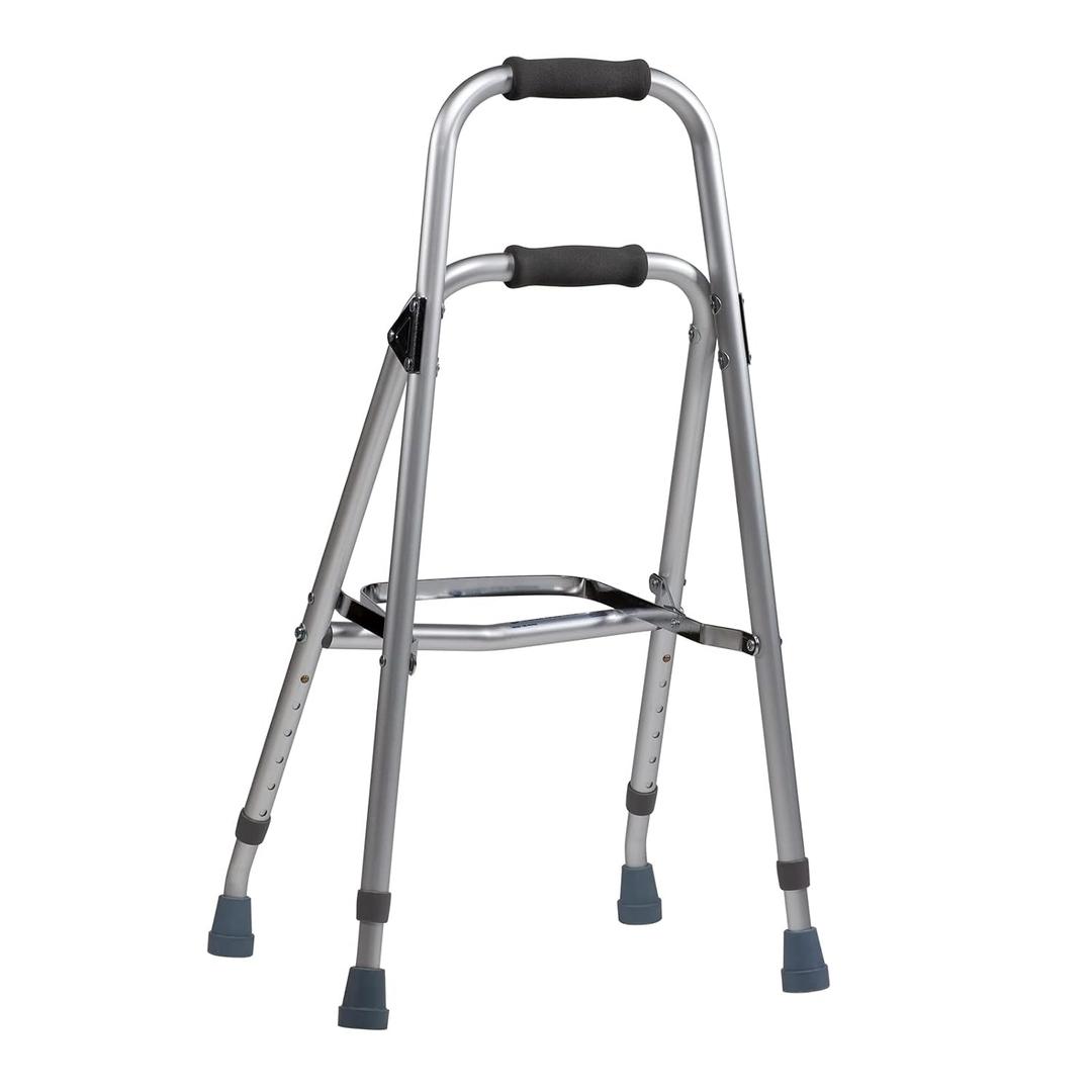 Dynarex Side Style One-Arm Walker is a Walker Used on One Side of The Body with Tool-Free Adjustable Height up to 34 & 300 Pound Weight Capacity, Silver, 1 Side Style One-Arm Walker
