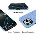 Wlxee Case for iPhone 16 Pro Max [Compatible with MagSafe] Wavy Design