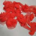 Suncalla 9 ft Christmas Tree Ribbon Bows Garland Decor Red Mesh Ribbon Garland Xmas Decoration Wreath Bow for Christmas Party Gift Stairs Mantle Front Door Wedding Holiday Decor