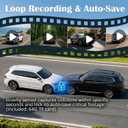 Portable Wireless Carplay Screen for Car with Dash Cam & 1080P Backup Camera, 8.1" Touch Screen Car Stereo with Apple Carplay & Android Auto, BT/FM/AUX/GPS Nav/Mirror Link/Voice Control