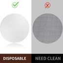 1000 Pcs Coffee Paper Filter for Espresso Coffee Maker, 53 mm