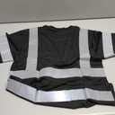 Safety Shirts for Men Construction Short Sleeve Quick Dry with Pocket Workwear, Class 3 High Visibility Shirts with Reflective Strips S