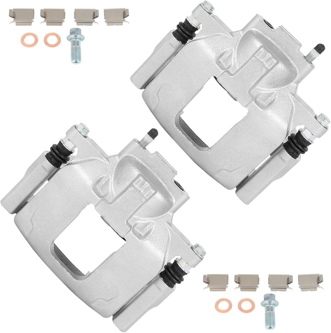 cciyu 18B5044A 18B5045A Front Left & Right Brake Calipers With Bracket For Dodge For Journey 2009-2012