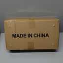 MSERCUOR Freezer Organizer Bins, 4 Pack Stackable Deep Chest Freezer Organizer Bins, Foldable Baskets with Handles, White Storage Container Baskets for 5/ 7 Cu.FT Sort Frezen Meats