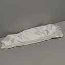 2 Pcs Satin Pillowcase for Cervical Pillow, White Silky Cervical Pillow Case Contour Pillow Case Cover with Zipper, Smooth Ergonomic Pillowcase for Neck Pillow Cover