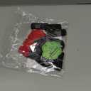 EXPAWLORER Christmas Anti Slip Dog Socks to Prevent Licking Paws, Dog Shoes for Cold Winter, Dog Booties for Hardwood Floors, Dog Boots & Paw Protectors for Small Medium Large Senior Dogs Red Black XS