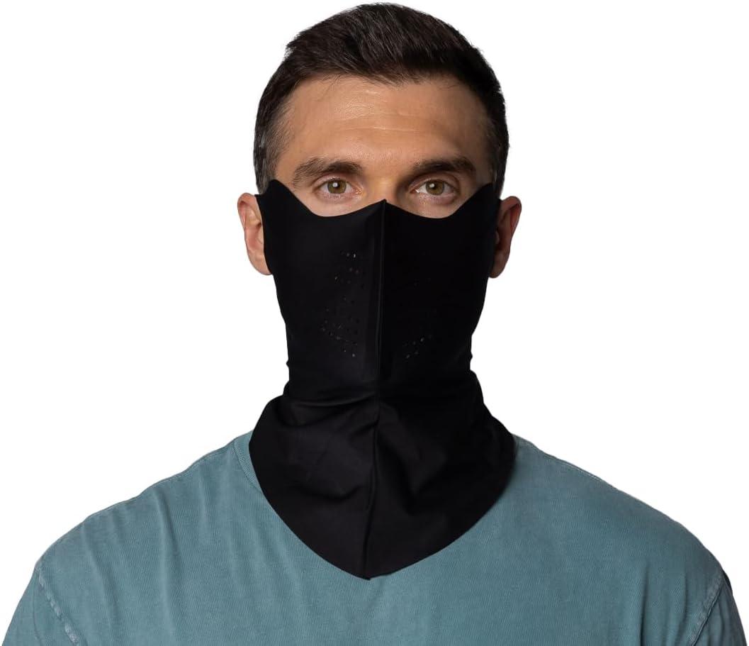 Korean UPF 50+ UV Sun Protection Face Mask Cooling Breathable Neck Cover for Golf, Fishing, Hiking Made in Korea