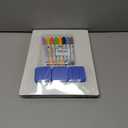 6 Pack Small White Board Dry Erase Classroom Pack Boards 9" x12 Personal Whiteboards for Students Teachers School Supplies Lapboards Mini Whiteboard Erasers Included Colors pens