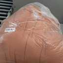 CozyLux Queen Comforter Set Burnt Orange Seersucker 7 Pieces Bed in a Bag Queen Comforter Set with Sheets Terracotta Luxury Bedding Set with Down Alternative Comforter, Sheets, Pillowcases & Shams