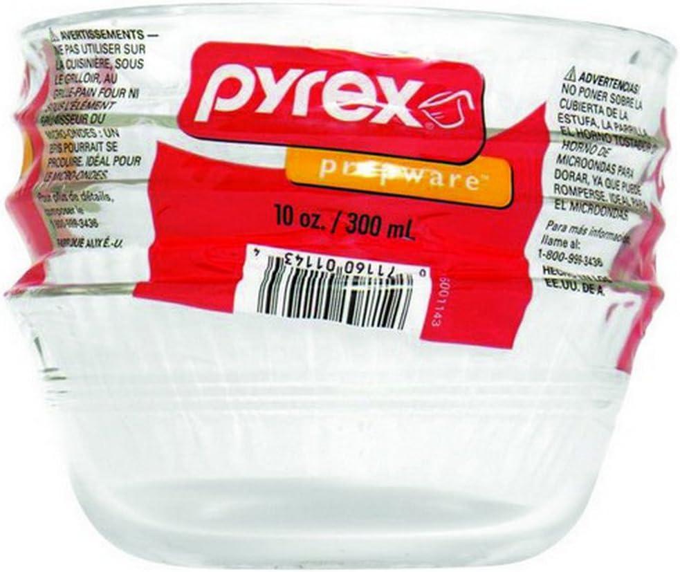 Pyrex Bakeware Custard Cups, 10-Ounce, Set of 4