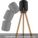 Speaker Stand for HomePod 22023 Black Walnut Stand for HomePod 2 (Walnut+Beech(29.5inch high)
