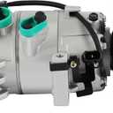 ECCPP A/C Compressor with Clutch 2017 Fit for Hyundai Elantra 1.6L 2014-2019 Fit for Kia Soul 1.6L AC Compressor