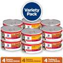 Hill's Science Diet Adult 1-6 Wet Cat Food Variety Pack, Savory Entre Turkey & Liver, Chicken, and Turkey, 5.5 oz. Cans, 12-Pack