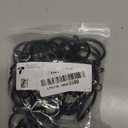 40 PCS Black Curtain Rings, Curtains Ring with Eyelet Apply for Up to 1 1/4-inch Curtain Rod (1.5 Inch Drapery Rings)