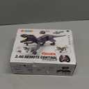 Remote Control Dinosaur Toys for Kids 3-5, 5-7, 8-12, 10-12, Electronic RC T Rex Dino Robot Toy for Boys, Top Christmas & Birthday Gifts for 6 7 8 9 10 11 & 12 Year Old Boys (Color: Blue)