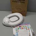 Baby Potty Training Seat with Step Stool, Potty Training Toilet for Baby to Toddler with Trash Bags and Spout Extender, Kids Portable Potty and Step Stool Set (Combo Pack)