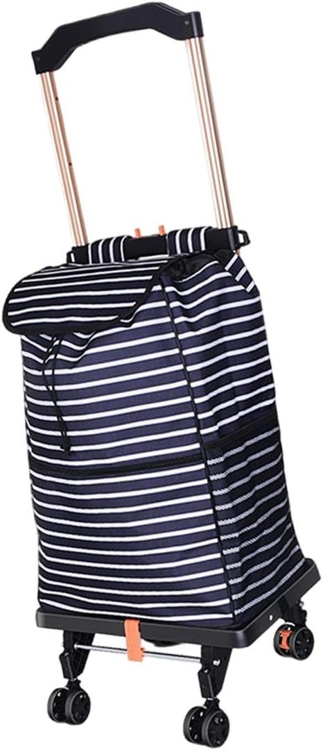 Compact Hand Truck for Transporting Luggage, Travel, and Shopping, No Storage Bag(with Storage Bag)