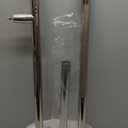 Toilet Grab Bar 31.3 Inch with Leg, YuanDe Chrome Anti-Slip Toilet Handrail, Wall & Floor Mounted Stainless Steel Grab Bar, Knurled Handicap Support Rail for Elderly, Disabled, Pregnant