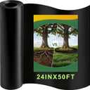 Convivium Tree Root Barrier Roll, 60mil Recycled HDPE Root & Bamboo Barrier for Landscaping, Heavy-Duty Root Blocker for Sidewalks, Driveways & Garden Edging (24in x 50ft x 60mil)
