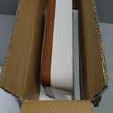 MALACASA Baking Dish 4.8 Qt Ceramic Casserole & Lasagna Pan, 9x13 Inch Deep Rectangular Oven Safe Dish with Handles for Baking, Roasting, Serving (Khaki & White) - Series Tara (Extra Large)