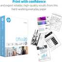 2 x HP Printer Paper | 8.5 x 11 Paper | Office 20 lb | 1 Ream - 500 Sheets | 92 Bright | Made in USA - FSC Certified | 172160R