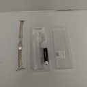 MioHHR Slim Metal Band Compatible with Apple Watch Band, Size: 42mm 41mm 40mm 38mm,Stainless Steel iWatch Bands for Women, Silver/Gold