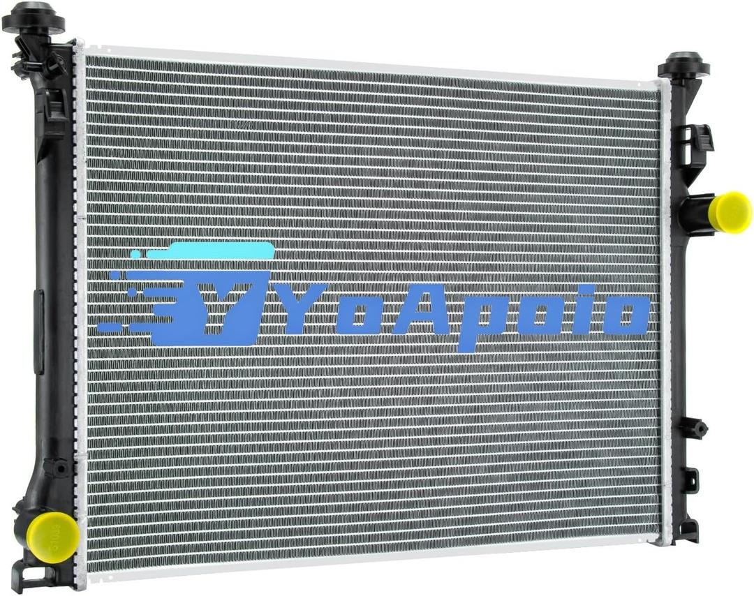 Aluminum Core Radiator for 2009-2019 Dodge Charger Challenger Chrysler 300 3.6L 5.7L, 2010 2011 2012 2013 2014 2015 2016 2017 2018 Full Performance Aluminium Radiators