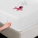 LUX Dcor King Zippered Mattress Encasement - Bed Bug Proof, 100% Waterproof Mattress Protector - 14 Inches Deep All Sided Cover, Noiseless - 78X80