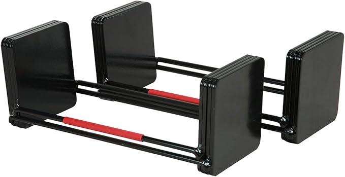 PowerBlock Elite EXP Adjustable Dumbbells, Sold in Pairs, Stage 1, 5-50 lb. Dumbbells, Durable Steel Build, Innovative Workout Equipment, All-in-One Dumbbells,