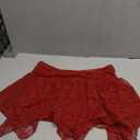 Avidlove Lace Mini Skirts for Women Flowy Skirt Boho Layered Asymmetrical Short Skirt Size M