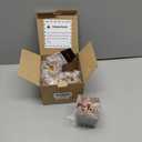 GOSCHE 3 Inch Wood Furniture Feet Sofa Legs Set of 4, Brown Square Couch Legs, Mid Century Modern Dresser Replacement Feet for Chair Armchair Recliner Coffee Table Or Home DIY Projects Bun Feet