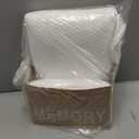 Memory Foam Bed Pillows, Pillow for Side and Back Sleeper, Pillow for Neck Pain Relief, Washable Removable Cover, Soft, White (King)