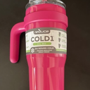 Reduce COLD1 40oz Cold Mug With Straw & Handle - Pink 