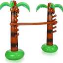 Jenaai Inflatable Palm Tree Limbo Game for Luau Party Coconut Trees Hawaiian Fun Limbo Game for Summer Decor Travel Pool Beach Party Picnic Indoor Outdoor Vacations Party Games for Adult