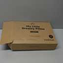 KeaBabies 2-Pack Toddler Pillows 2 Year Old to 5-13x18 Soft Organic Cotton Kids Pillow for Sleeping, Travel, School, Daycare, Nap, Toddler Bed, Machine Washable, Without Pillowcase (Soft White)