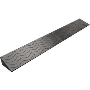 Threshold Ramps for Doorways, Indoor Kerb Ramp Wheelchair Scooter Sweeping Robot, Easy Portable Door Step Accessible Channel (Color : Black, Size : 39x5.1x2.5in)
