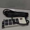 CCCEI Grey Heavy Duty Power Strip Surge Protector 20 AMP, 8 Outlets 12 Gauge Industrial Shop Garage Metal Multiple Outlets, 20 FT Extension Cord 5-15P Adapter High Amp 6-20R T-Slot 20a for Appliance