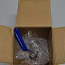 DERNORD Full Port Ball Valve 1/2 Inch - Male x Female Stainless Steel 304 Heavy Duty for Water, Oil, and Gas,1000WOG (1/2 Inch NPT)