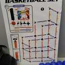 63" Arcade Basketball Game Set with 3 Balls Kids Basketball Hoop 3 to 12 Years Old Indoor Outdoor Sports Play - Easy Set Up - Carnival Basketball Toys Ages 3 4 5-7 8-12 Year Old Boys Birthday Gift