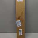 Cordless 1" Vinyl Mini Blinds for Indoor Windows21" W x 64" L | Venetian Blinds, Perforated C-Slats Light Filtering Horizontal Shades, White Window Blinds for Bedroom, Bathroom and Office