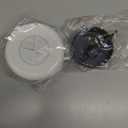 VCELINK Brush 3.79" (96 mm) in Wall Cable Management Kit, Cord Hider for Low Voltage Cables Pass Through, Includes Hole Saw Drill Attachment and Mounting Brackets for Easy Install, 2-Pack (Brush-Medium Size, White)