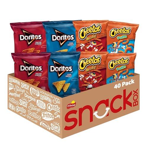 Frito-Lay Doritos & Cheetos Mix Variety Pack, (Pack of 40) Use By: Jan 27 /2026