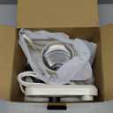 Electric Kettles, Gooseneck Electric Kettle, ±1℉ Temperature Control, Stainless Steel Inner, Quick Heating, for Pour Over Coffee, Brew Tea, Boil Hot Water, 0.9L (White)