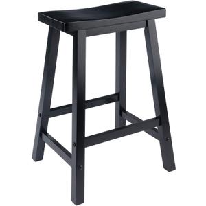 Winsome Satori Counter Stool, 24", Black