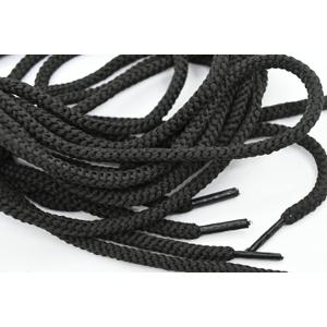 Shoe Laces Wide Shoelaces for Athletic Running Sneakers/Shoes/Boot/Jackets/Crafts/DIY Items/Strings etc. [Black] 2 Pairs (4 Laces